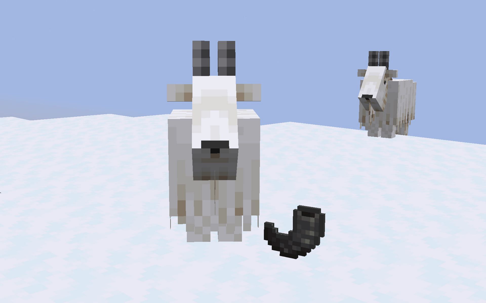 Goat horns (Image via Minecraft)