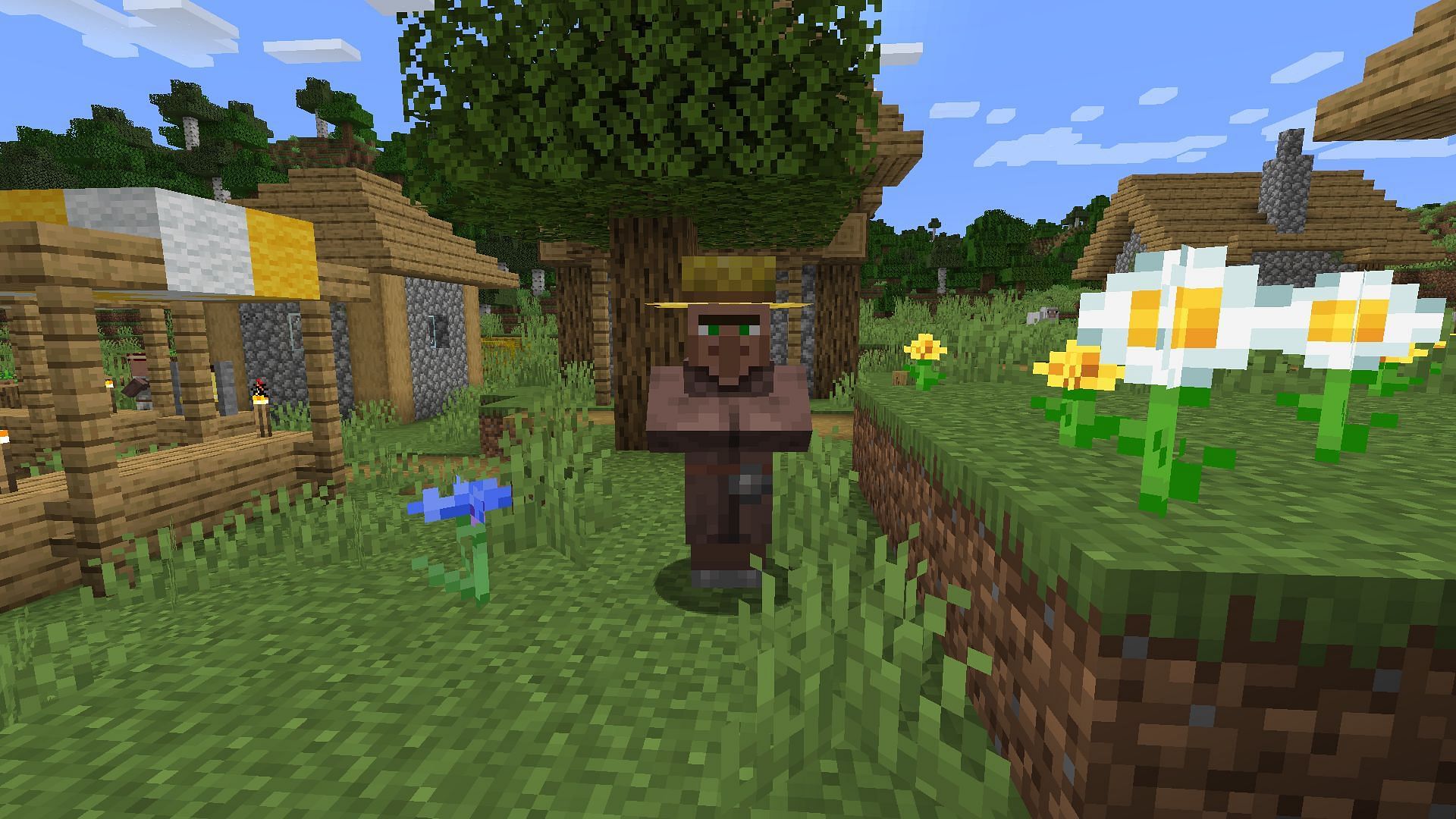 A farmer villager (Image via Minecraft)