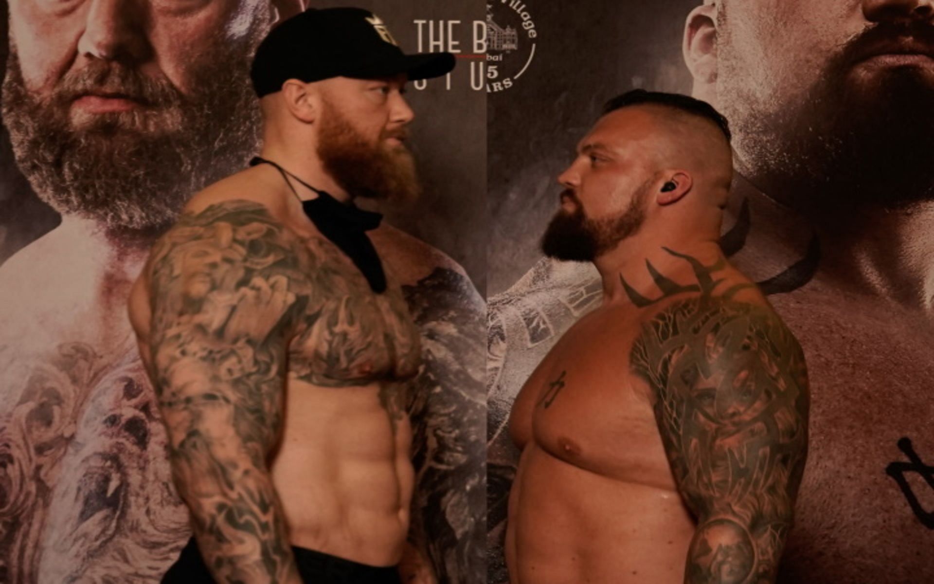 Thor bjornsson next to the rock