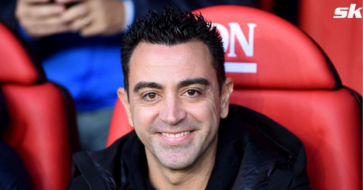 Blaugrana manager Xavi Hernandez.