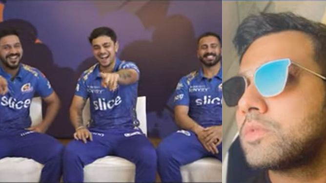 "Jhakaas, Bombay ka swag!" - Ishan Kishan and others rate MI players' looks in entertaining video amid IPL 2022