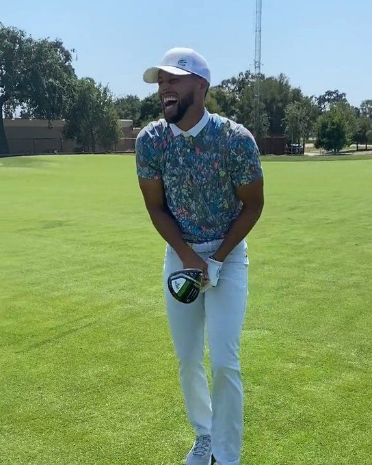 Steph curry sale golf shirt