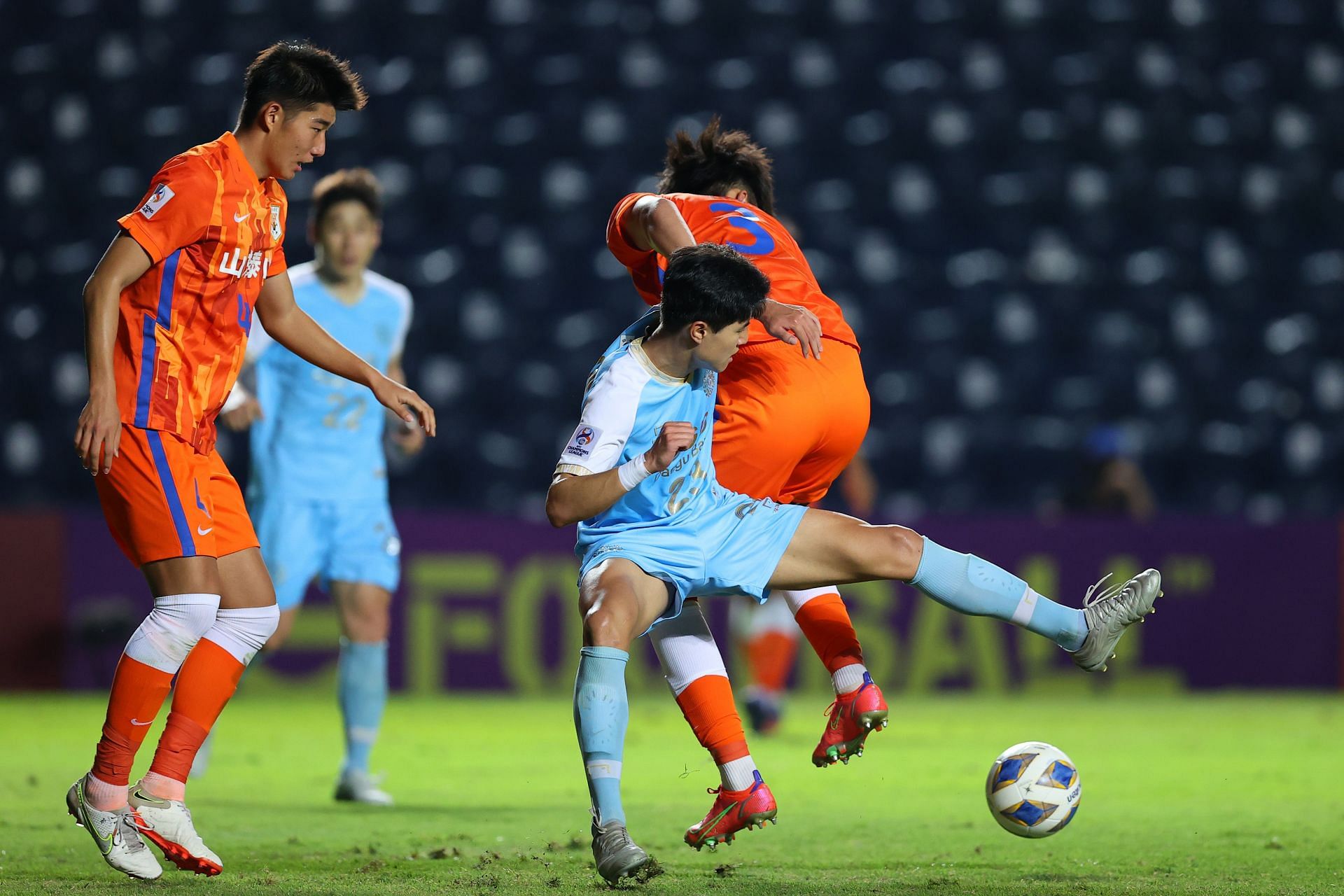 Daegu ran out 4-0 winners over Shandong Taishan in the penultimate round.