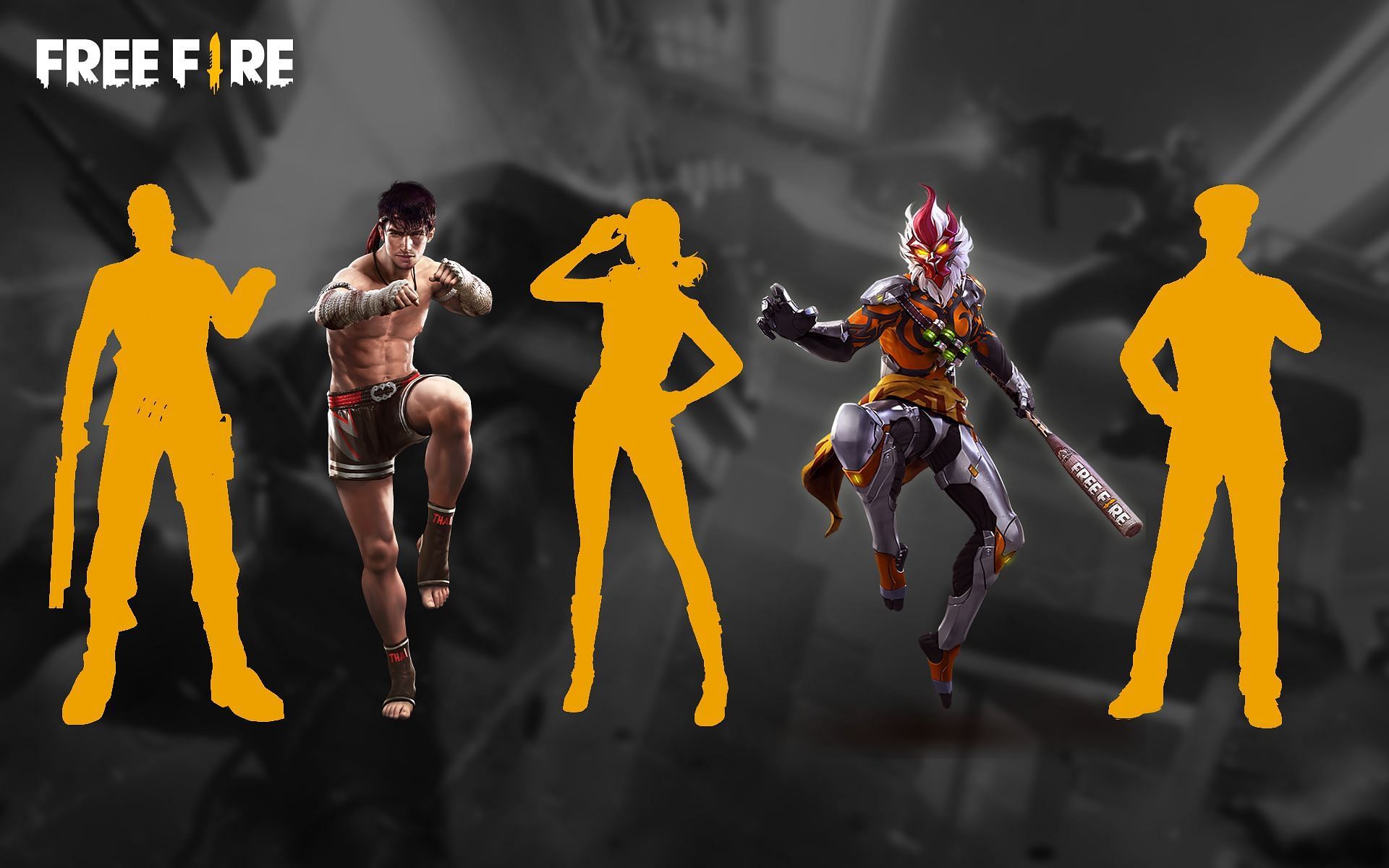 These characters are best avoided when rank pushing in Free Fire (Image via Sportskeeda)