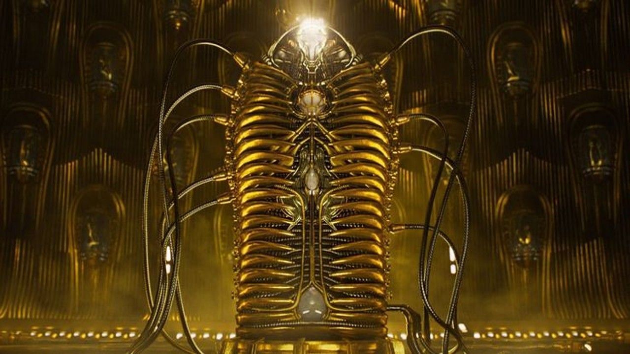 Warlock&#039;s Coffin from Guardians of the Galaxy 2 (Image via Marvel Entertainment)