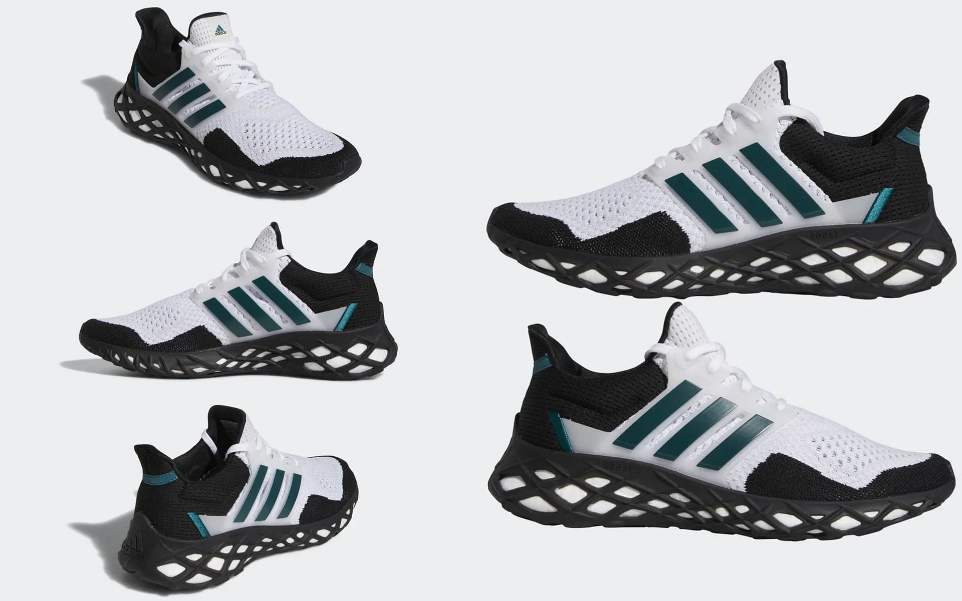 Adidas UltraBOOST Web Dna in Legacy Teal/Cloud White/ Core Black colorway (Image via Adidas)