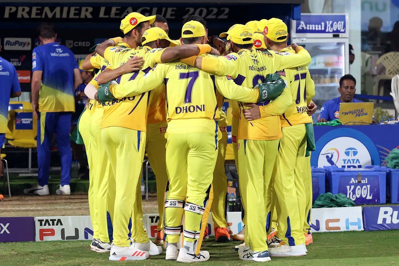 Chennai Super Kings. (Image Credits: Twitter)