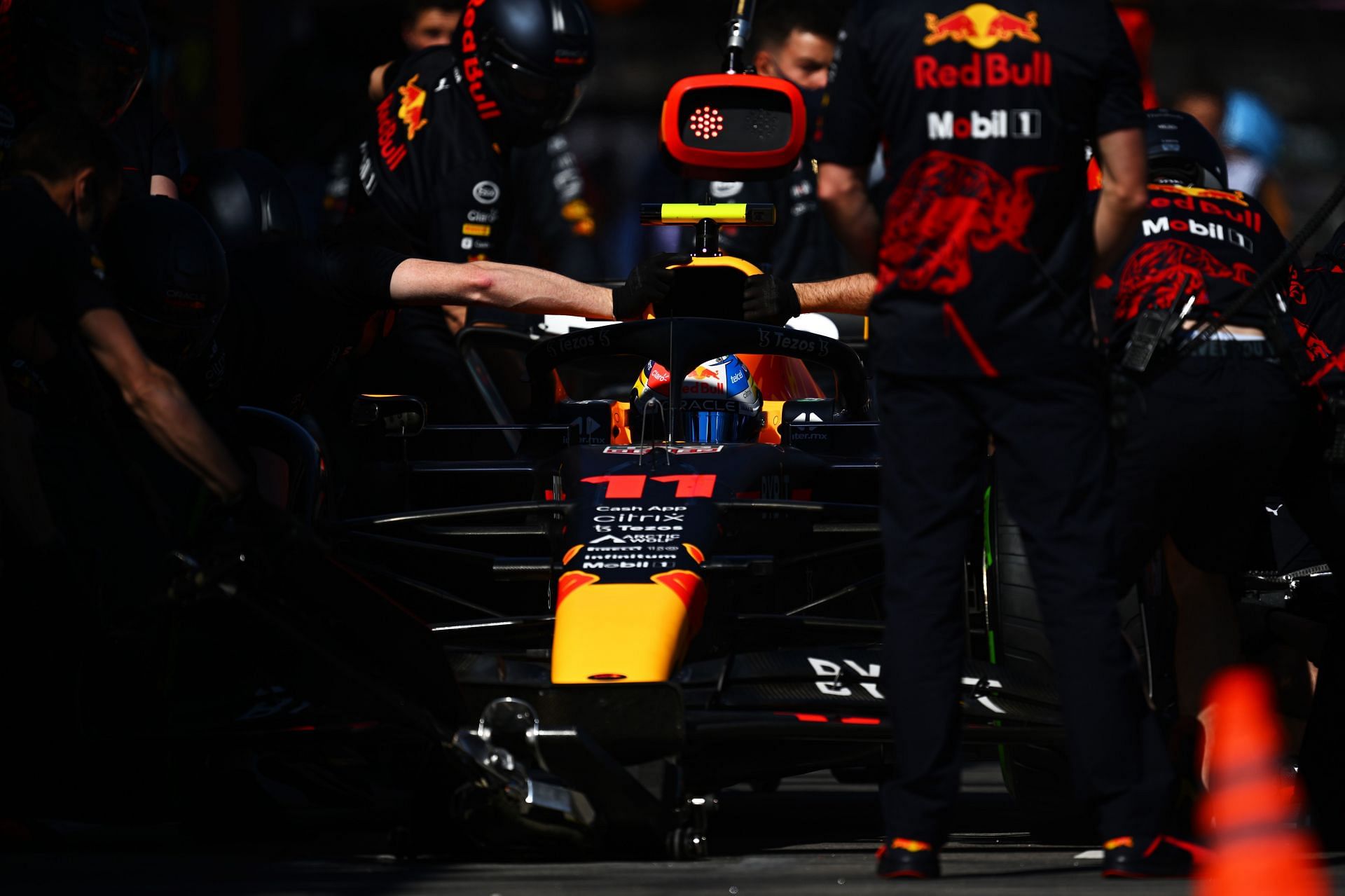 Red Bull&#039;s Sergio Perez during the F1 Grand Prix of Australia - Practice