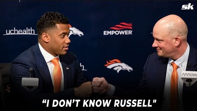 “I don’t know him” - Broncos HC Nathaniel Hackett admits he’s still learning about his players, including Russell Wilson
