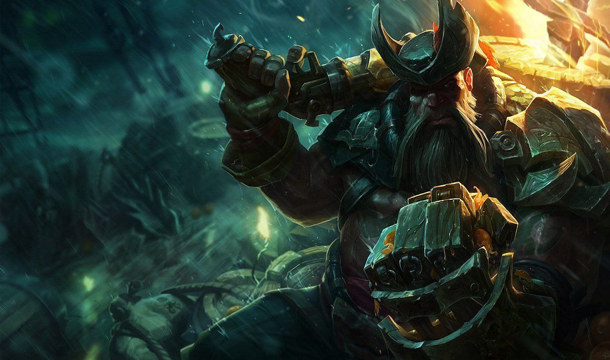 Gangplank&#039;s ultimate can scatter enemies away from a fight (Image via League of Legends)