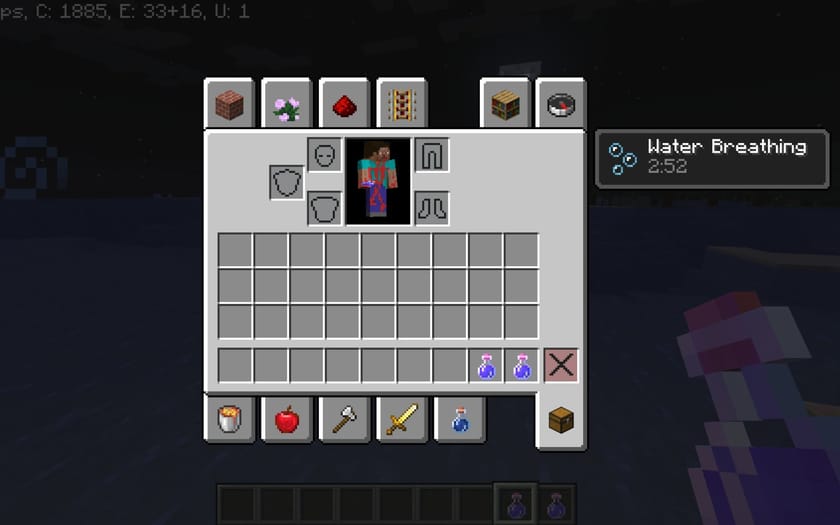 How to brew and use water breathing potion in Minecraft?