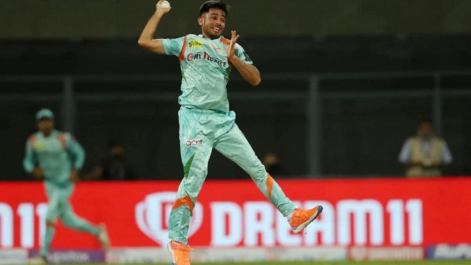 Ravi Bishnoi in action against CSK in IPL 2022 (P.C.:iplt20.com)