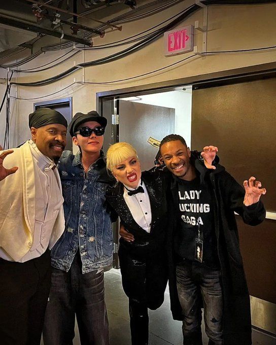 Lady Gaga and BTS's J-Hope Mingle Backstage in Las Vegas