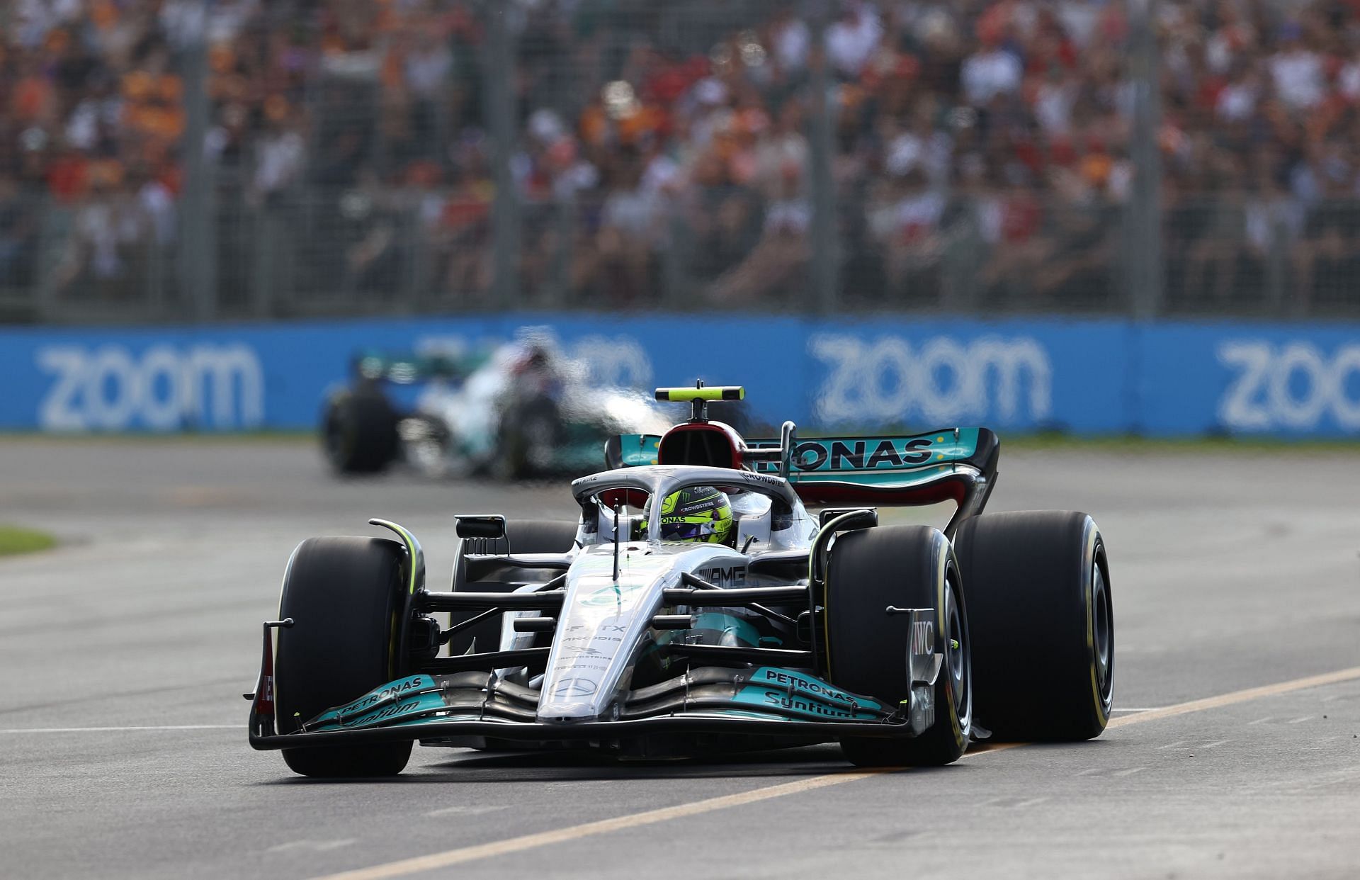 Lewis Hamilton trails his teammate in the championship standings after the first three races