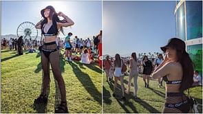 BellaPoarch, Cray, Karl, and more react to Valkyrae’s stunning Coachella 2022 outfit