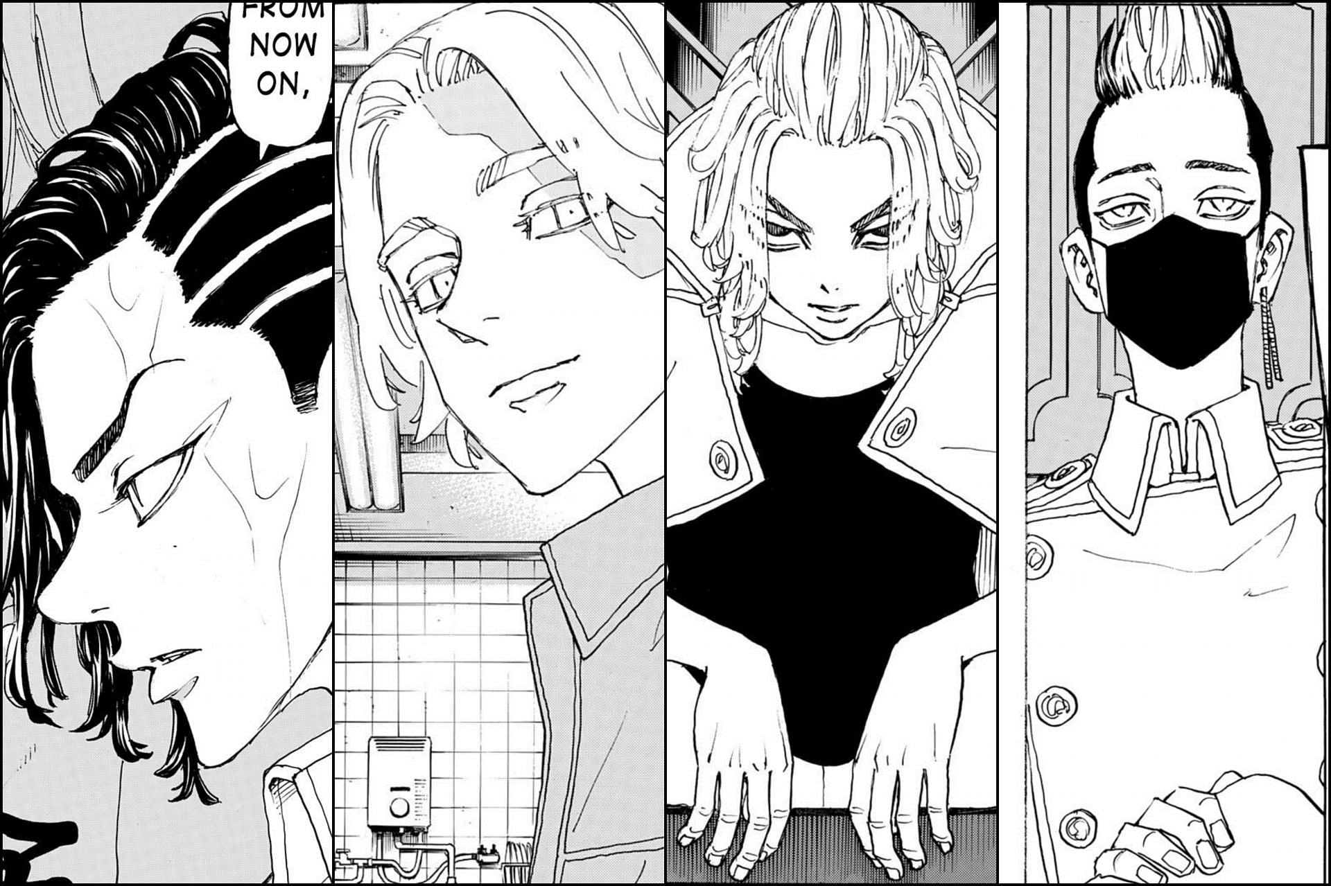 The four central characters in chapter 251 (Image via Kodansha)