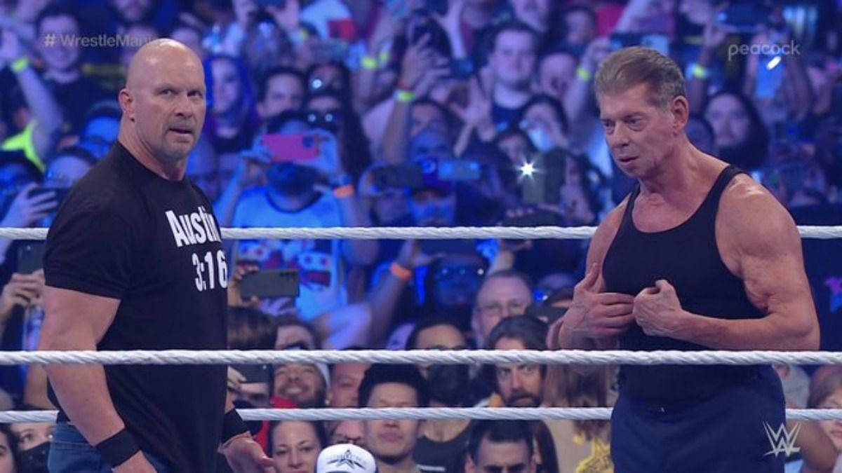 Mr. McMahon got back in the ring at WrestleMania 38.