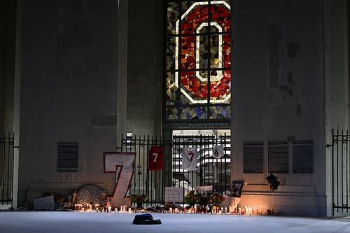 Candlelight Vigil Held for Dwayne Haskins Jr.