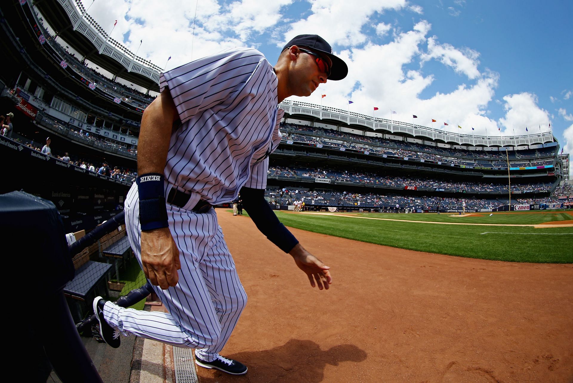 Derek Jeter in action