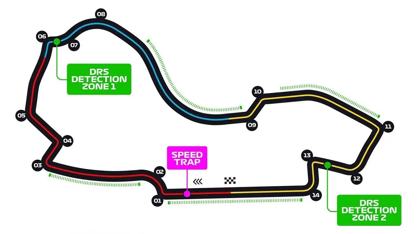 The Australian GP will be the first race to feature as many as 4 DRS zones on the track (Image source: Reddit)