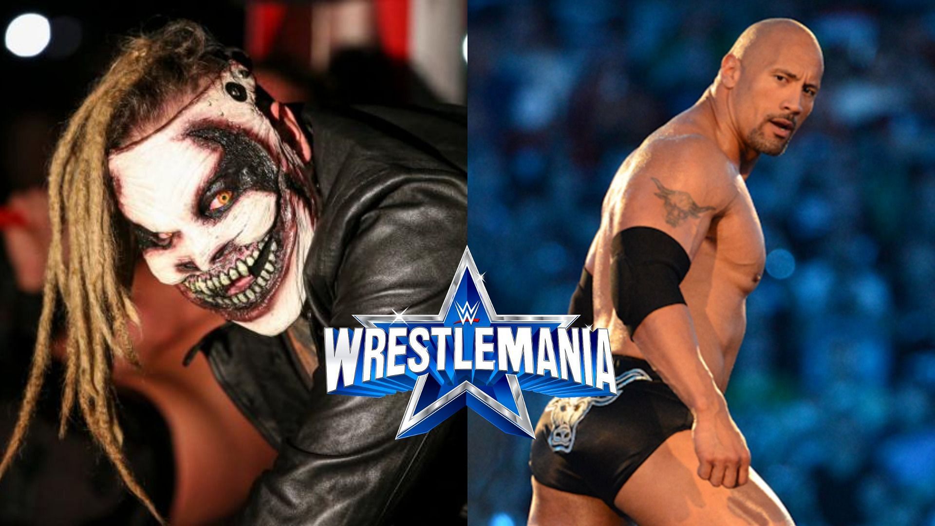Bray Wyatt (left); The Rock (right)