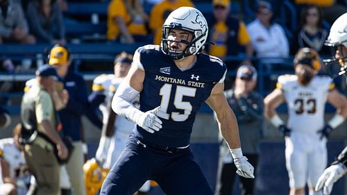 Montana State linebacker Troy Andersen (#15)