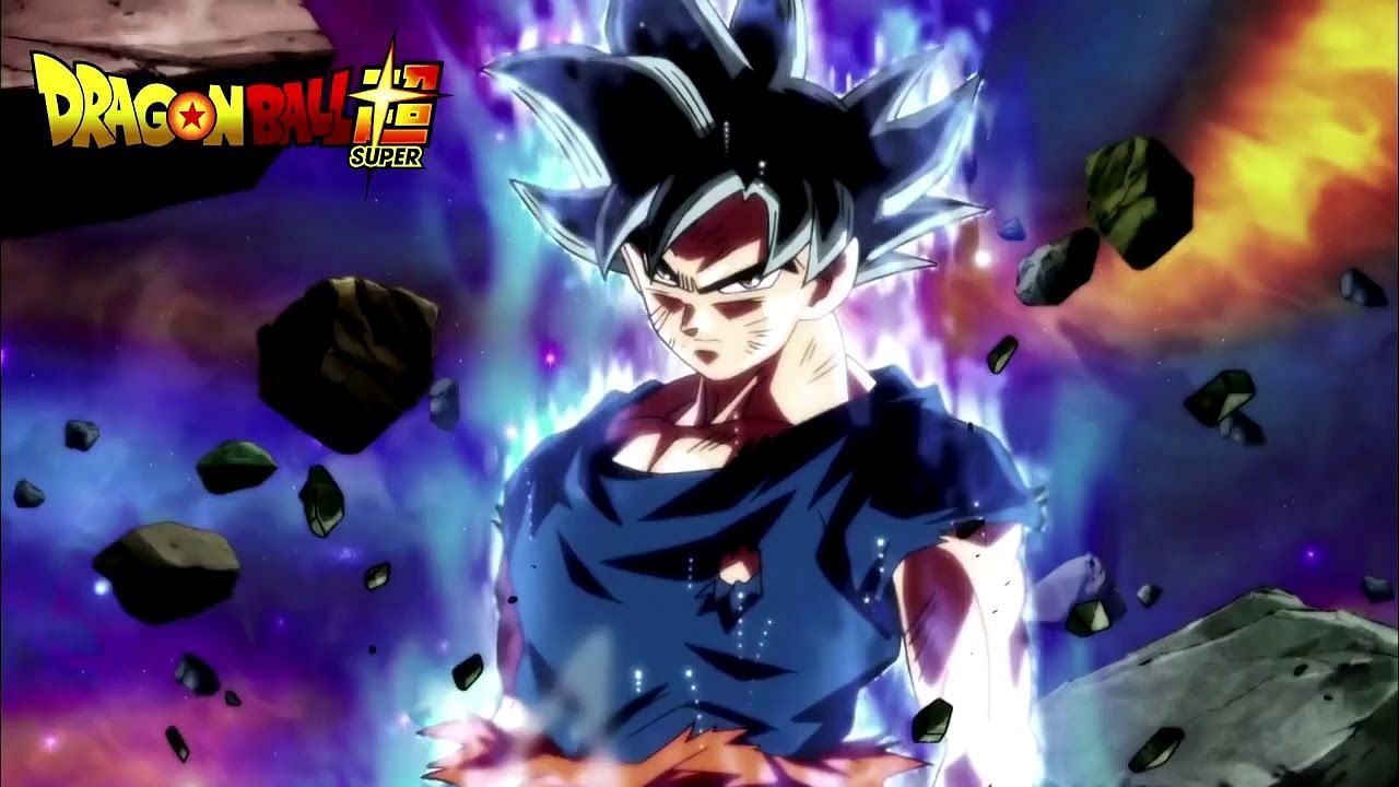 Goku seen in the Ultra Instinct Sign variant (Image via Toei Animation)