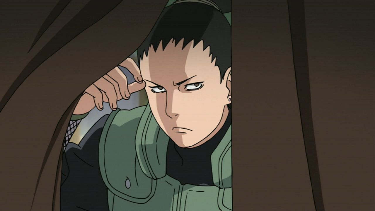 Shikamaru seen in the Naruto: Shippuden anime (Image via Studio Pierrot)
