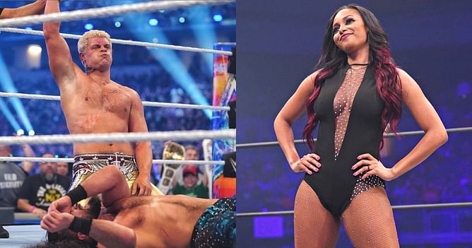 Brandi reacts to Cody Rhodes' WWE return at WrestleMania 38