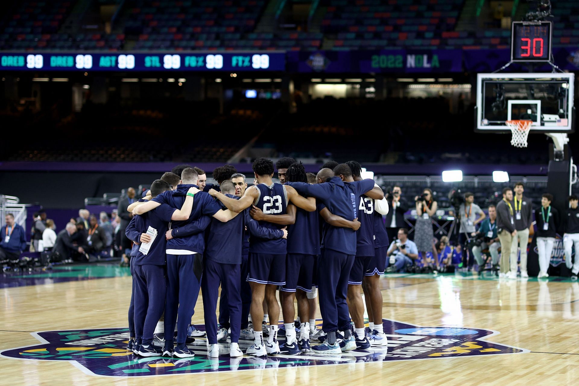 Jay Wright and the Villanova Wildcats look to move on to the national championship game