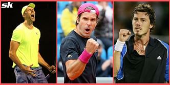 10 players who have beaten Roger Federer and Novak Djokovic, but not Rafael Nadal