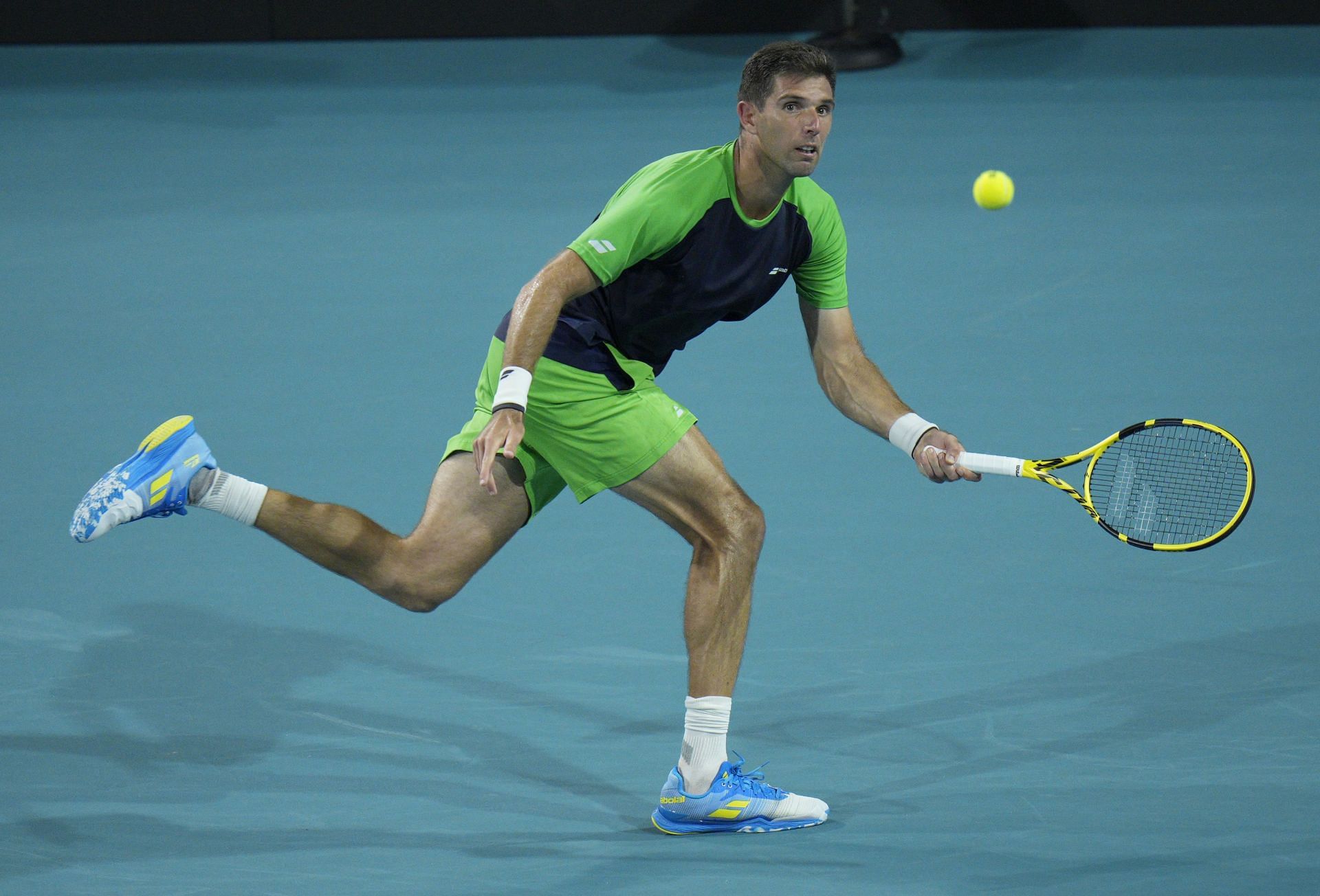 Federico Delbonis at the 2022 Miami Open