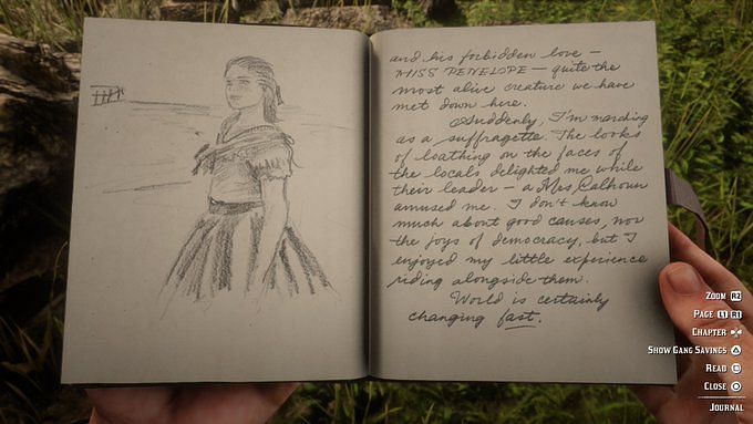 Modder brings ‘Red Dead Redemption 2’-esque sketchbook to Skyrim