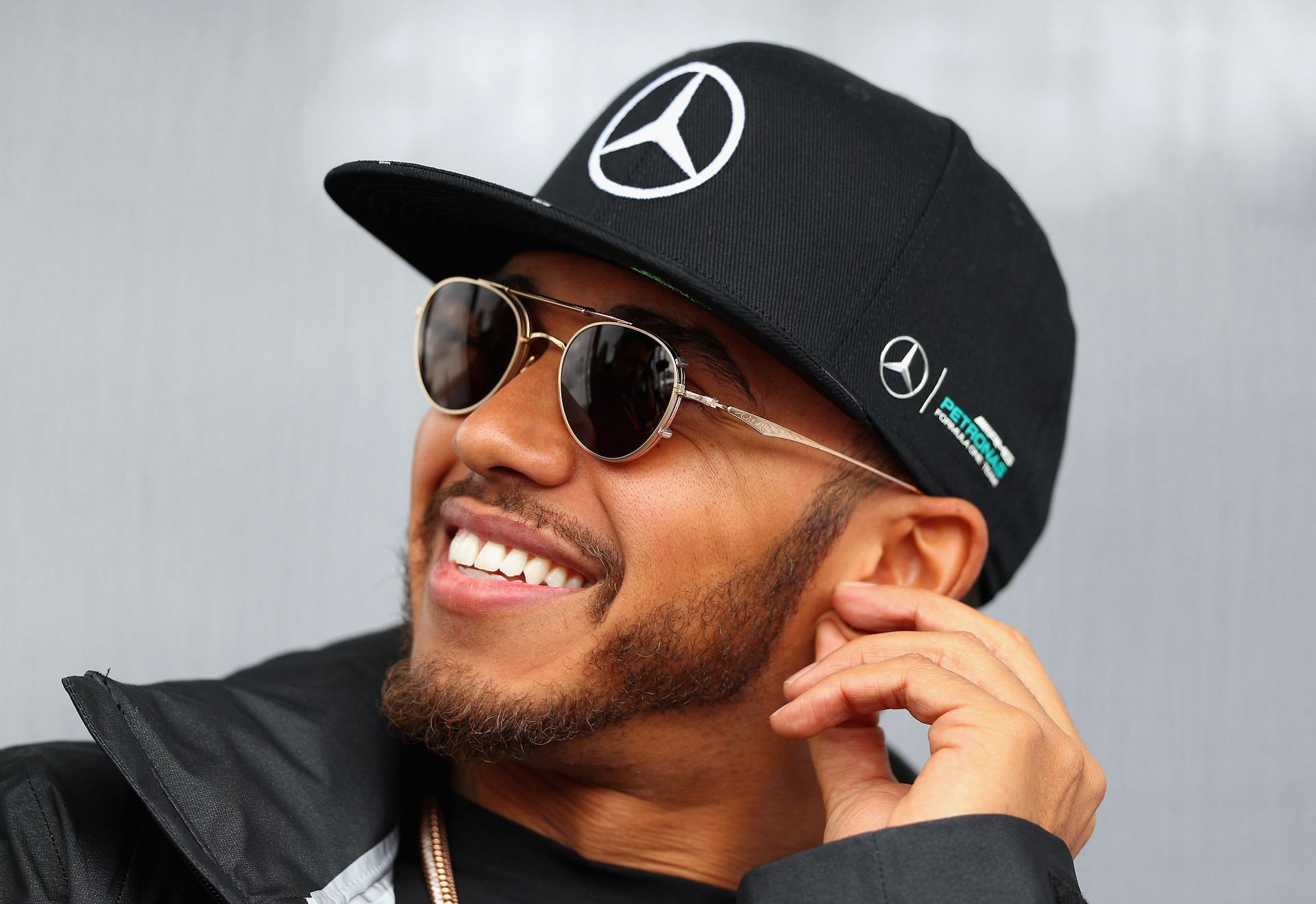Lewis Hamilton was spotted by the fans during a promotional event in Malaysia