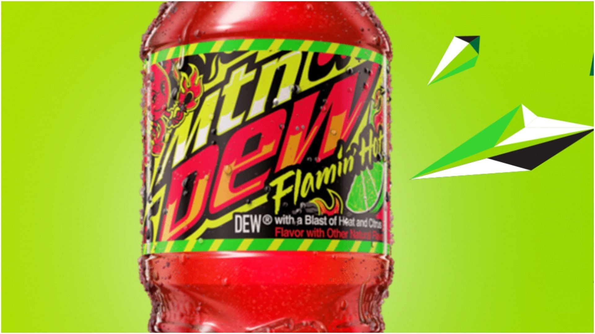 Mountain Dew is offering a new spicy and sweet flavor for a limited time. (Image via mountaindew.com)