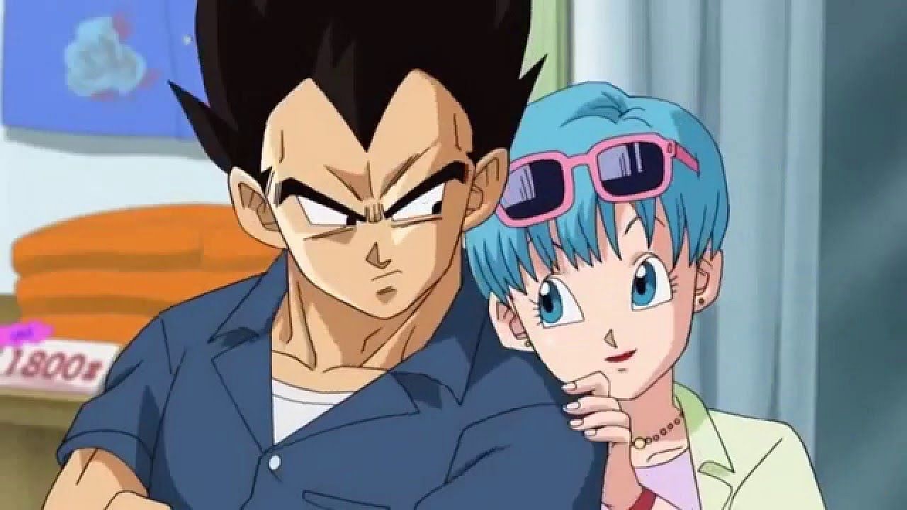 Vegeta (left) and Bulma (right) as seen in the Super anime (Image via Toei Animation)