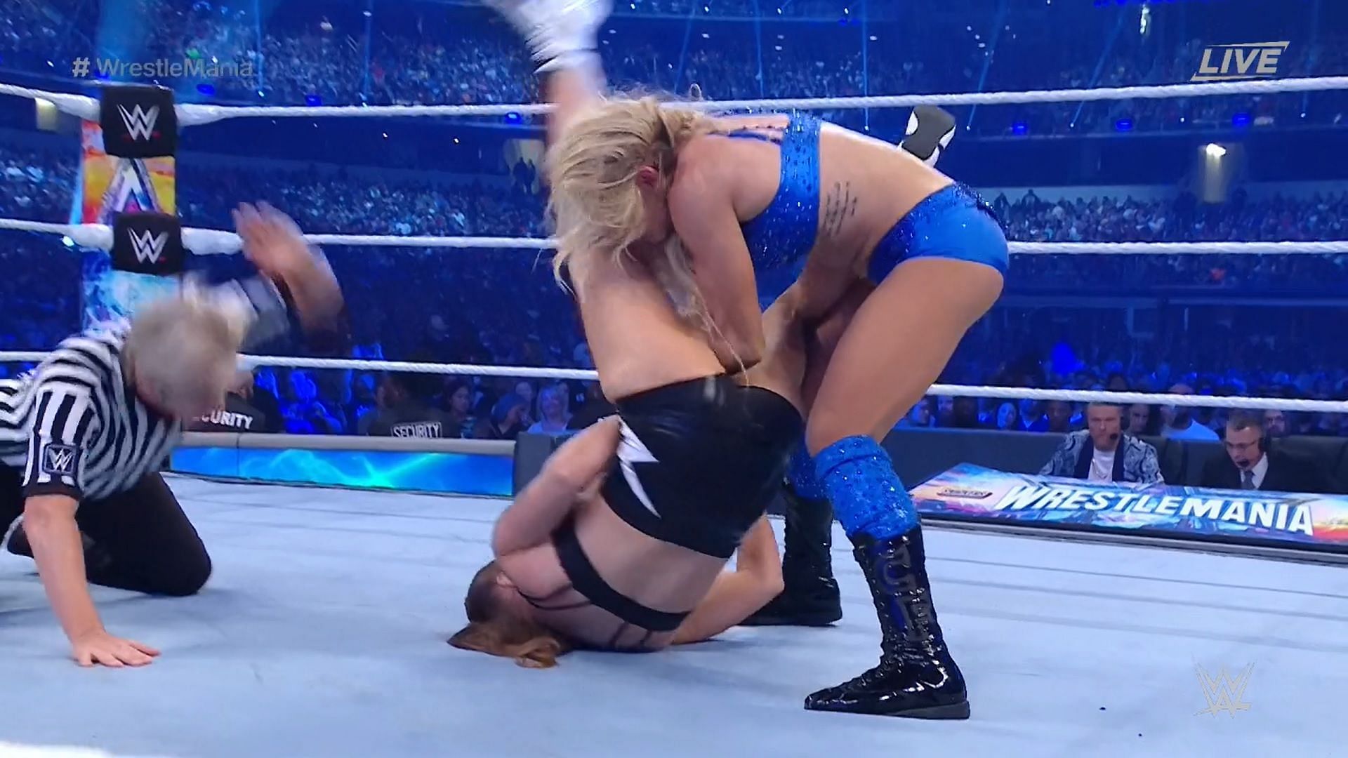 Charlotte Flair defeated Ronda Rousey at WrestleMania 38