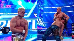 "Welcome back to the big leagues" - Seth Rollins sends a bold message to Cody Rhodes mid-match at WrestleMania 38