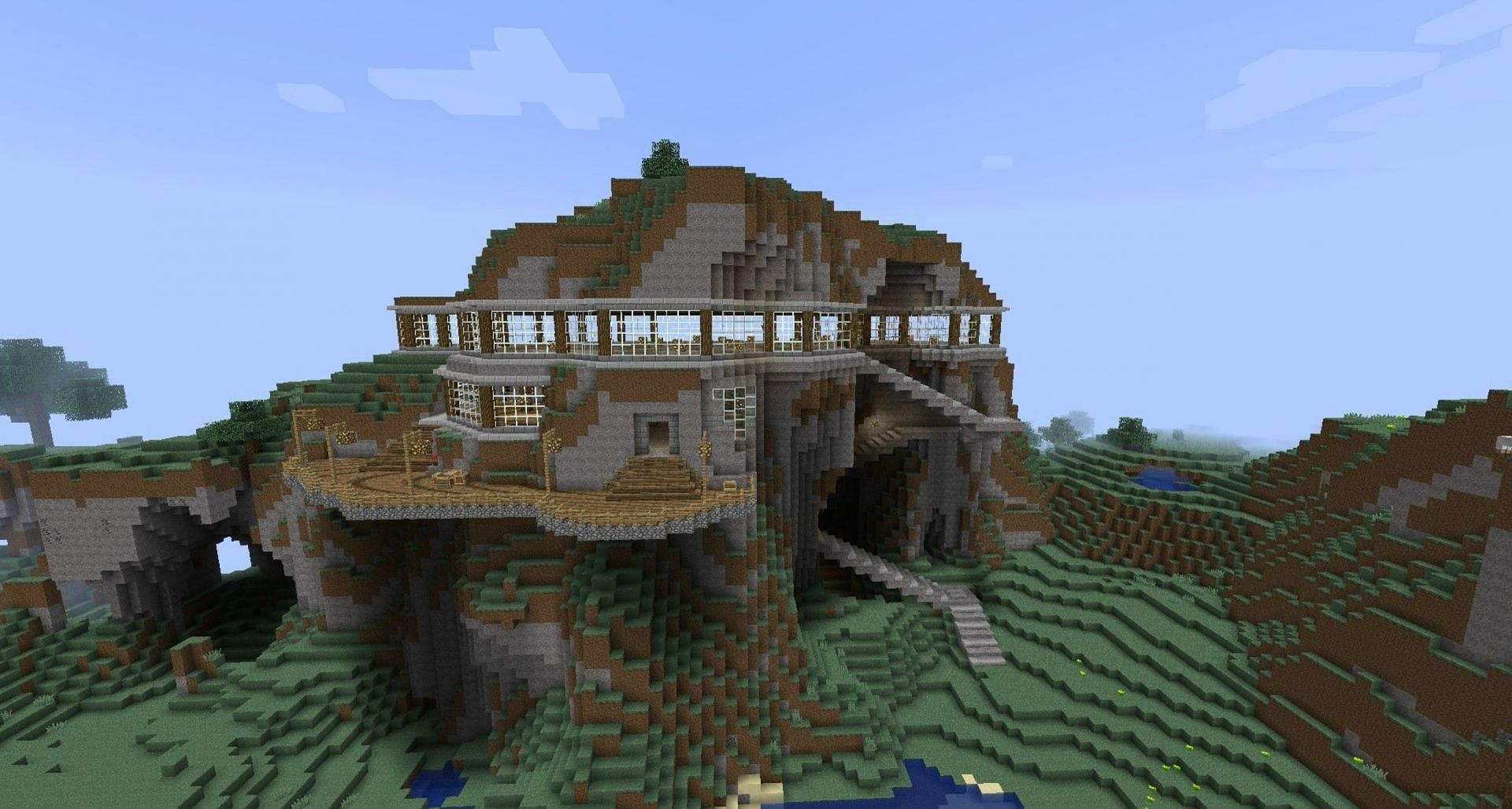 Minecraft Builds  Minecraft, Minecraft mountain house, Minecraft