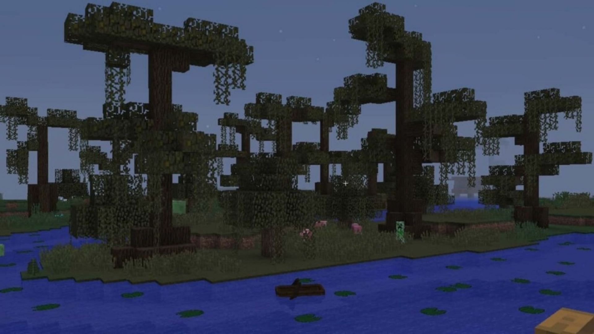 Swamps are receiving added variance thanks to mangrove swamps (Image via Mojang)