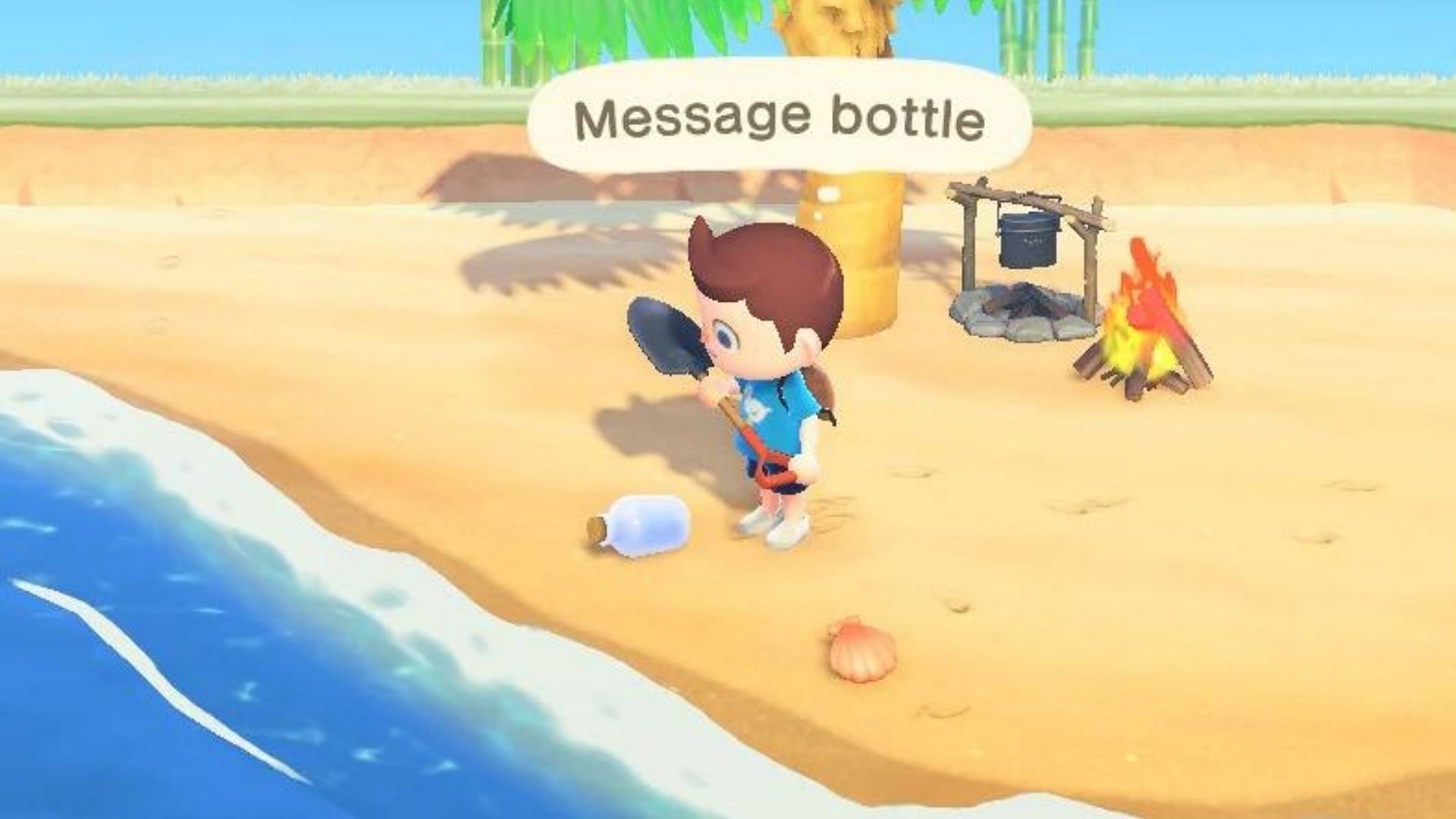 Message bottles have proved to be quite useful in Animal Crossing: New Horizons (Image via Nintendo)