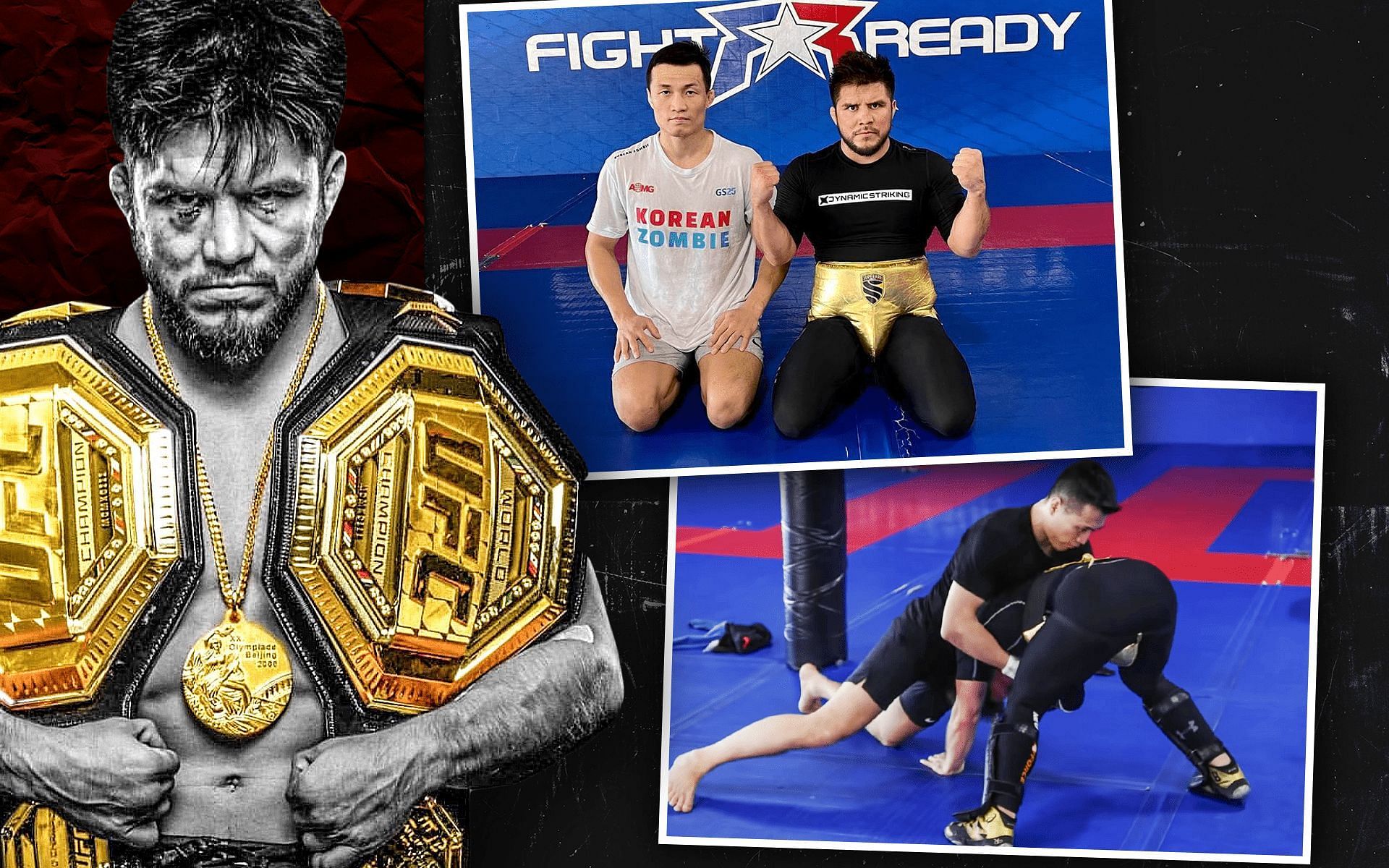 Henry Cejudo talks about training with Chan Sung Jung [Photo credits: YouTube.com and @henry_cejudo on Instagram]