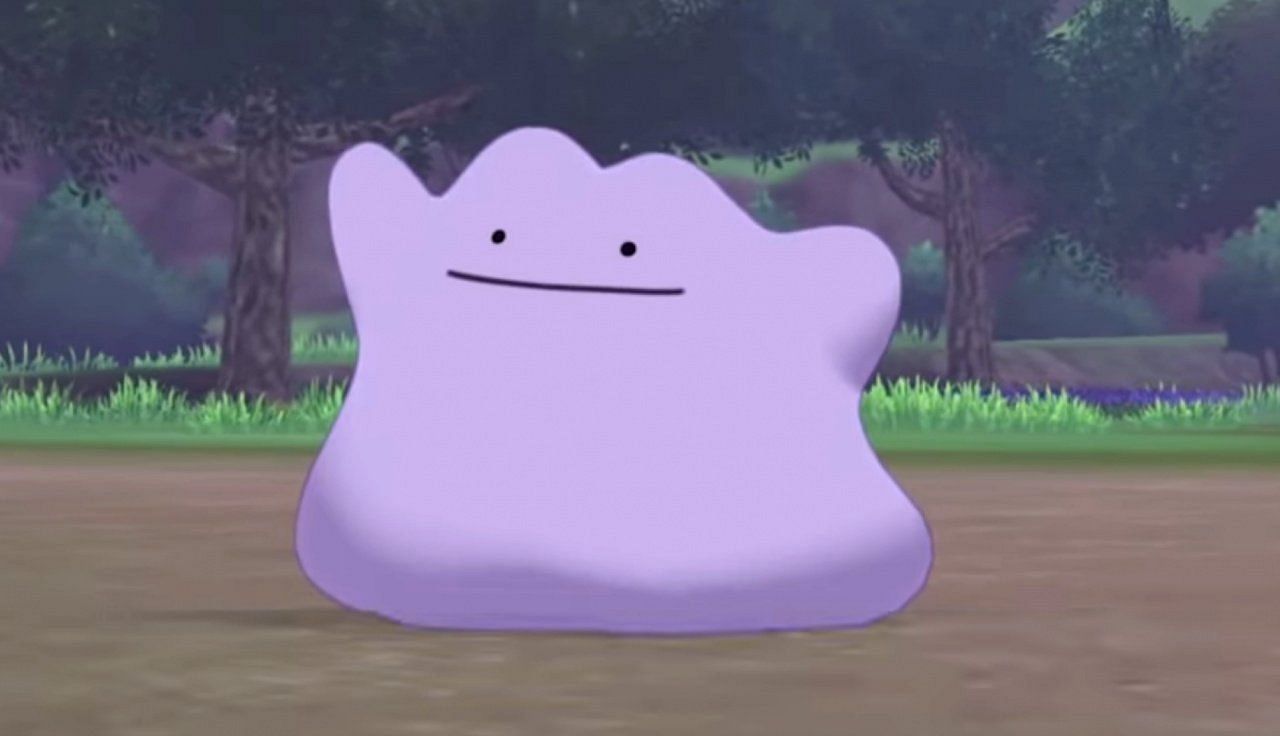 Ditto as it appears in Pokemon Sword and Shield (Image via The Pokemon Company/Nintendo Life)