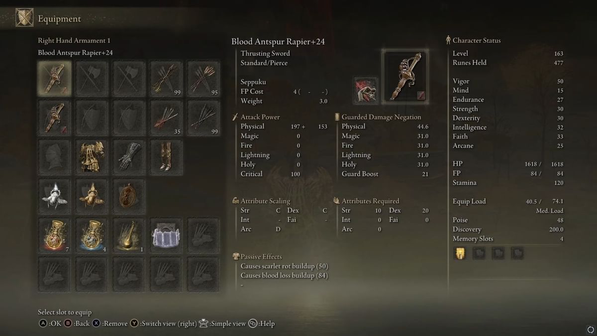 5 best weapons that inflict Scarlet Rot in Elden Ring