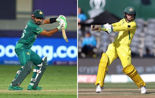 Babar Azam (L) and Rachael Haynes (Pics: Getty)