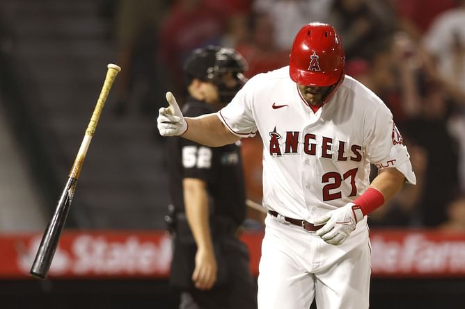 Watch: Mike Trout hits a massive 472-foot home run against the Texas Rangers, his second for the season