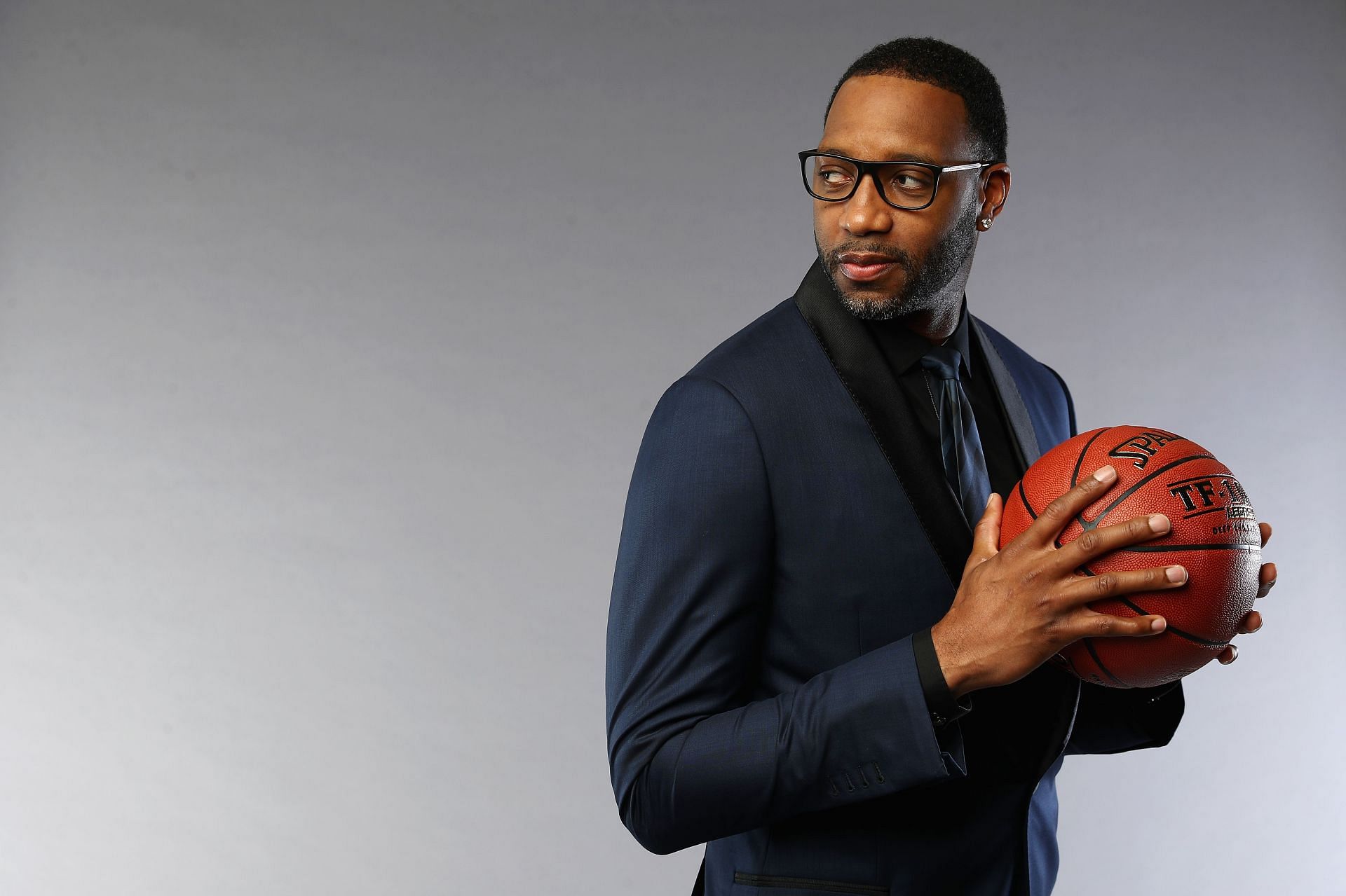 Tracy McGrady at the 2017 Basketball Hall of Fame Enshrinement Ceremony