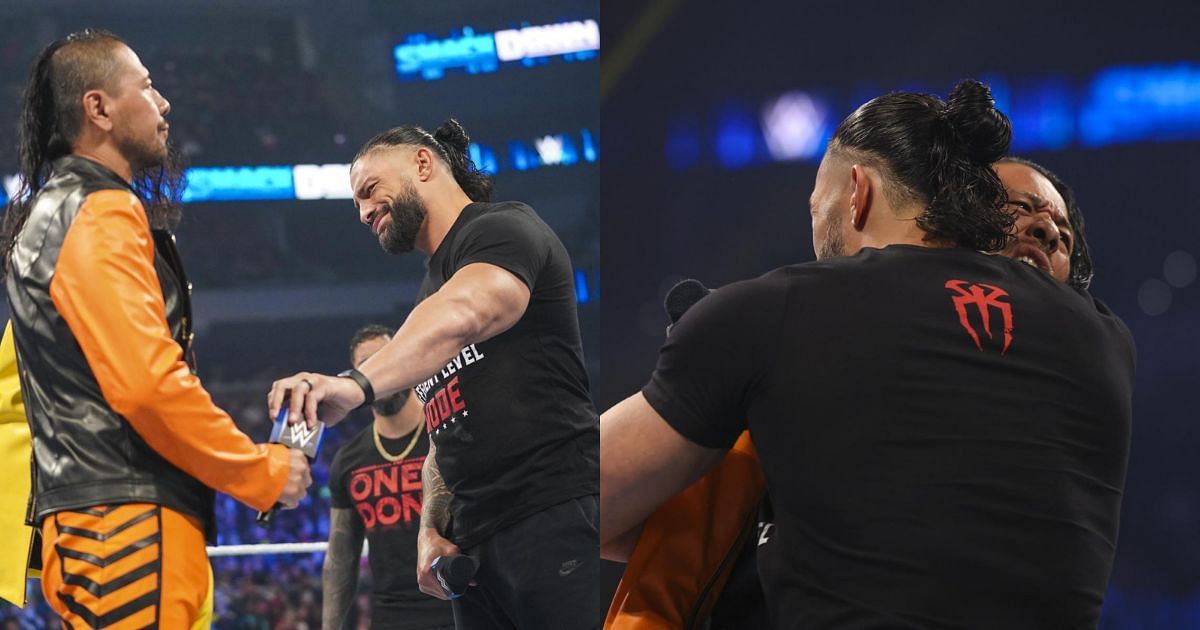 Reigns and Nakamura closed out SmackDown in an awkward segment.