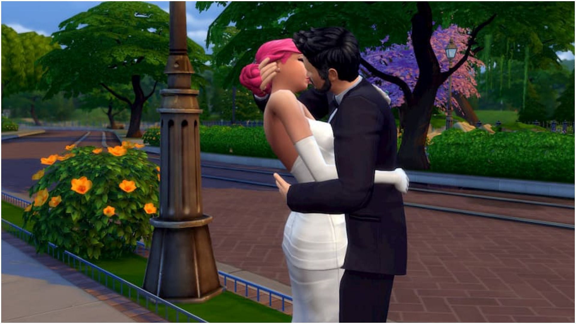 Find your true love with a Tinder-esque app (Image via Sims 4)