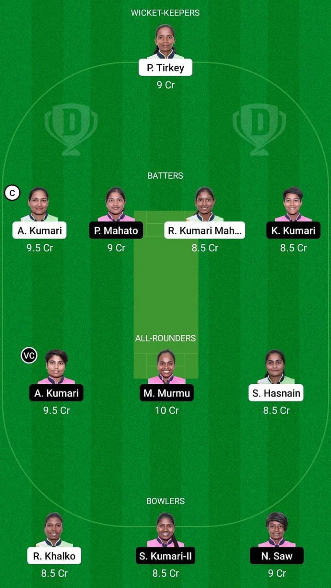 DUM-W vs DHA-W Dream11 Fantasy Suggestion #2